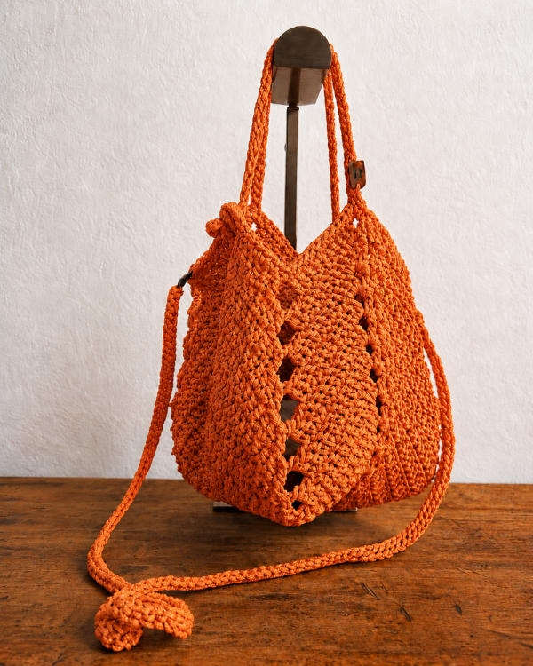 arancione con lurex oro